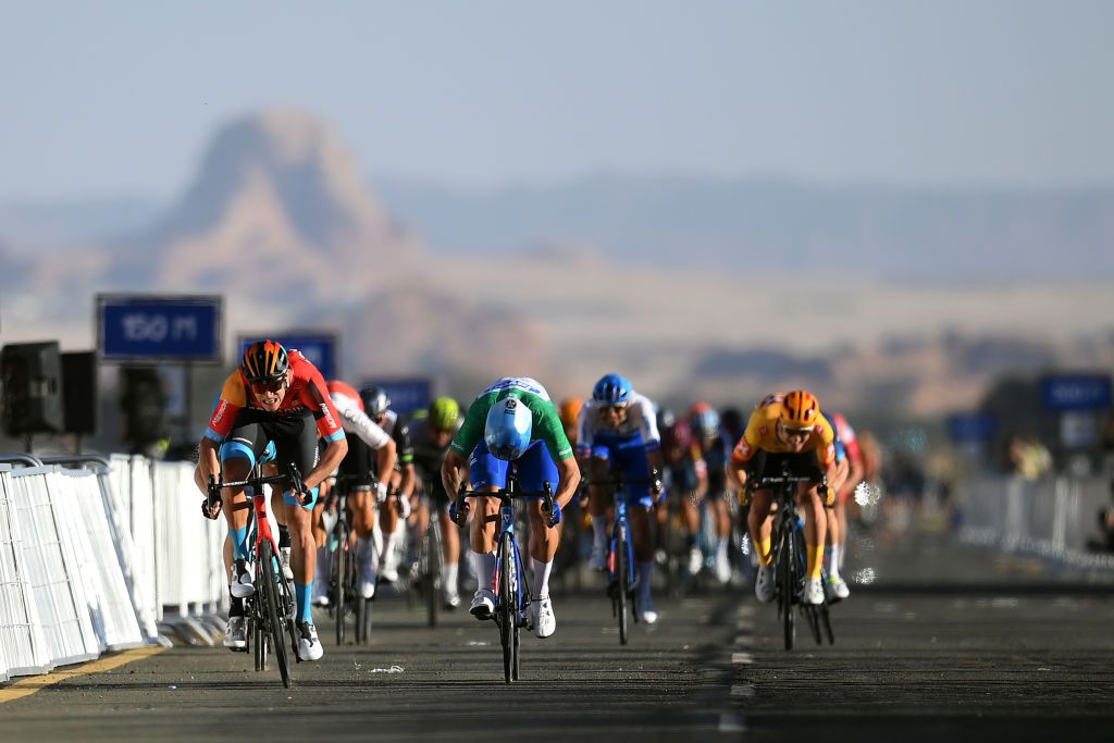 Jonathan Milan won stage 2 of the Saudi Tour