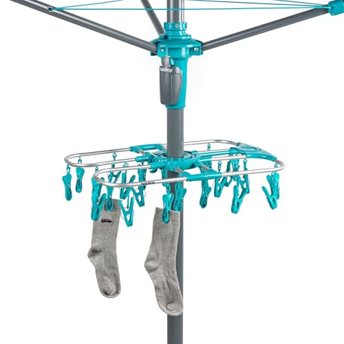 Beldray 2 in 1 Sock Airer Drying Rack With 20 Clips