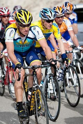 Lance Armstrong (Astana) returned to racing in part for his cancer cause