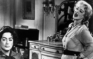 Joan Crawford and Bette Davis in What ever happened to Baby Jane?