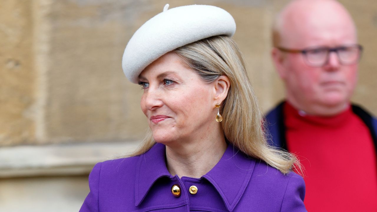 Duchess of Edinburgh attends the traditional Easter Sunday Mattins Service at St George&#039;s Chapel