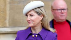 Duchess of Edinburgh attends the traditional Easter Sunday Mattins Service at St George's Chapel