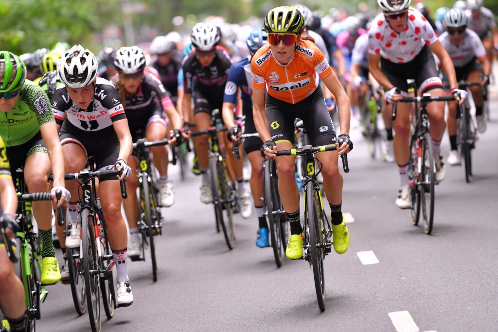 Race leader Annemiek van Vleuten