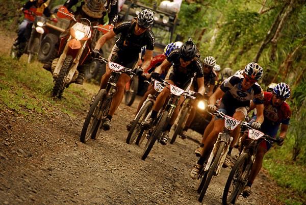 There was plenty of gravel jeep trails and roads in today's stage