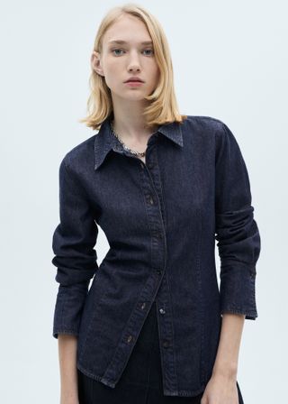 Rinse-Wash Denim Shirt - Women | Mango United Kingdom