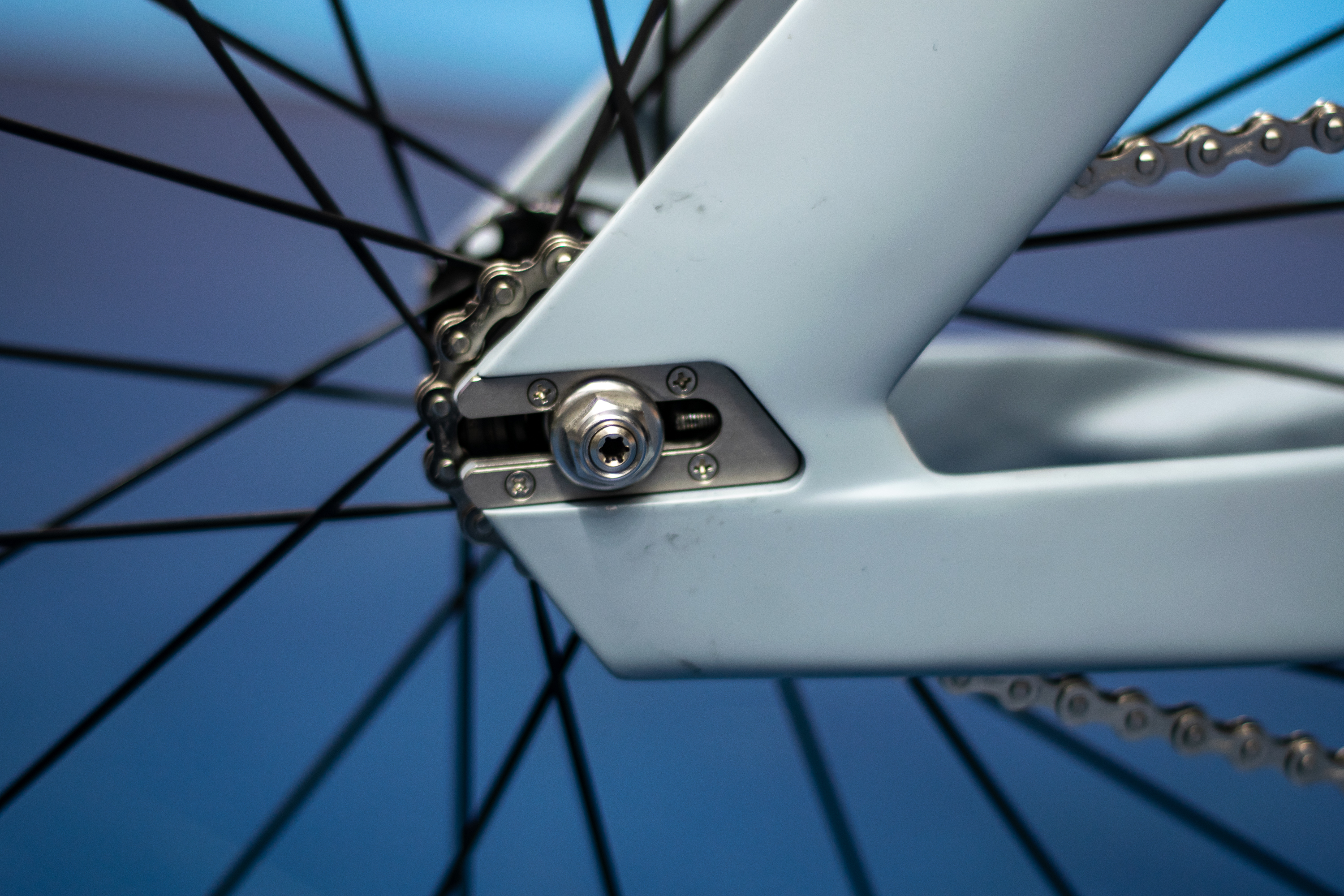 A Colnago T1RS track bike in a velodrome