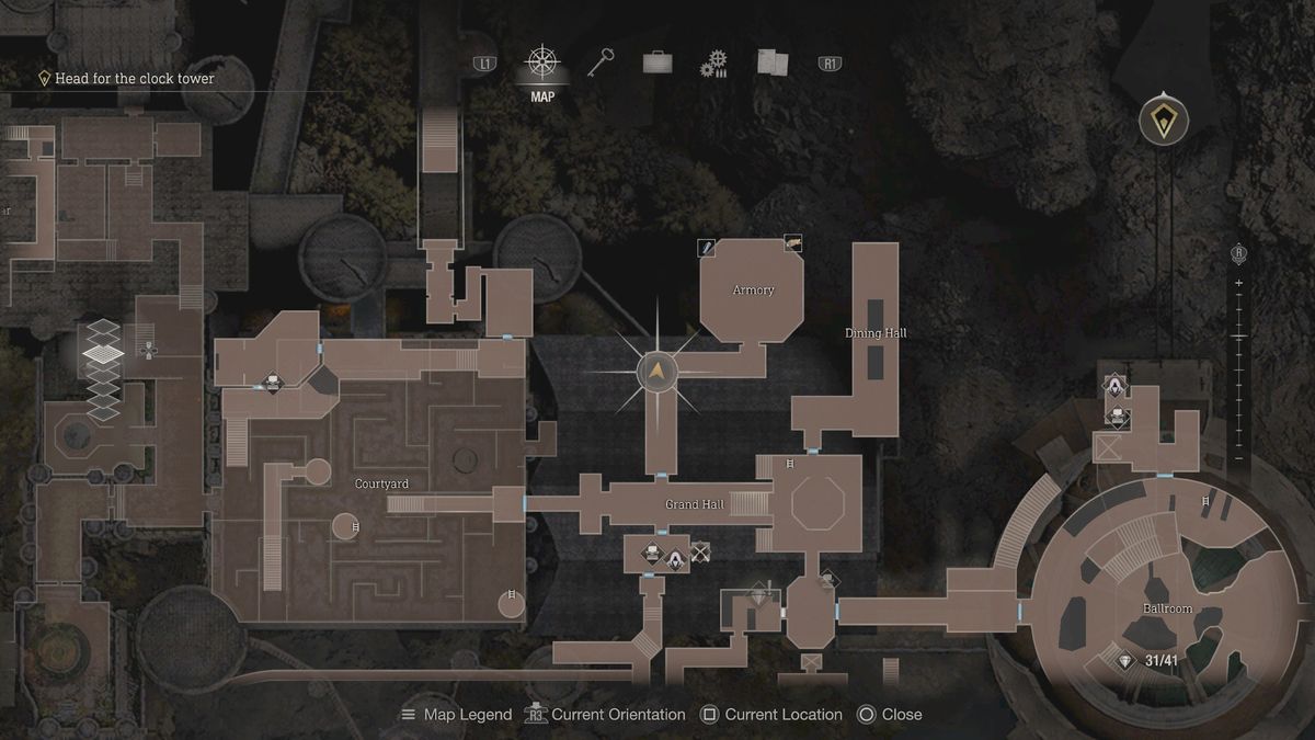 Resident Evil 4 Remake Square Lock Box - Cubic Device location