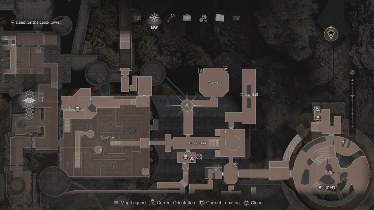 Resident Evil 4 Remake Square Lock Box - Cubic Device location
