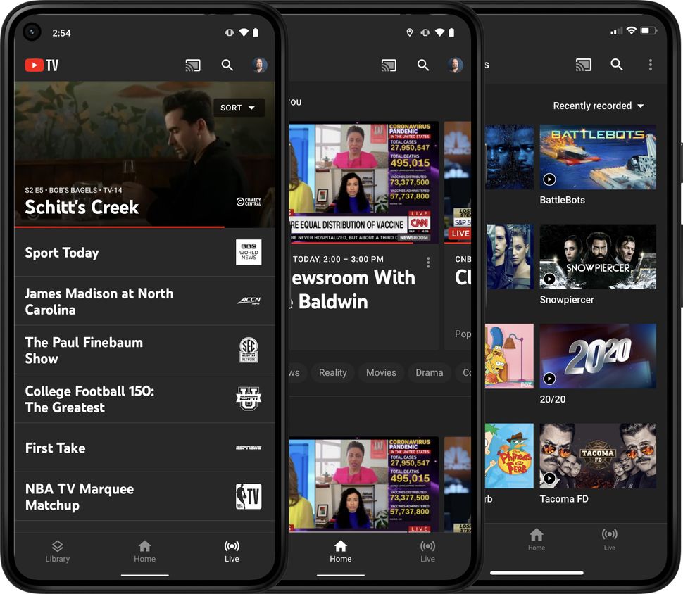 YouTube TV vs Hulu — which is the streamer for you? What to Watch