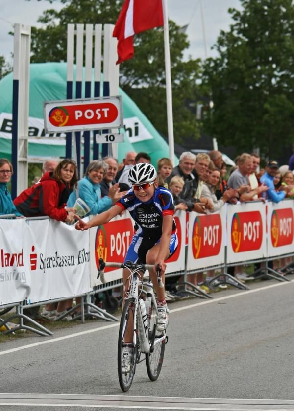Christina Siggaard (Team Designa K&oslash;kken - Blue Water Ladies) was happy with second