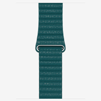 Apple 44 mm Peacock Leather Loop Large at AED 149