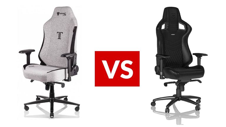 SecretLab Titan SmartWeave Fabric Gaming Chair vs Epic Series Real Leather Chair from Noblechairs 