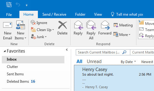 How to Instantly Mark Messages as Read in Outlook 2016 | Laptop Mag