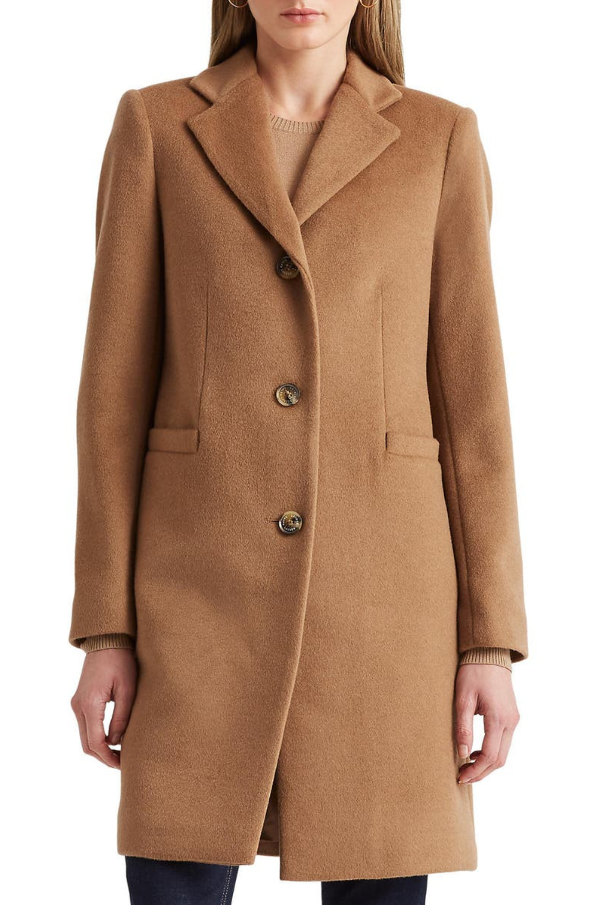 beige wool coat