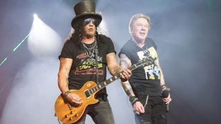 Slash and Axl Rose