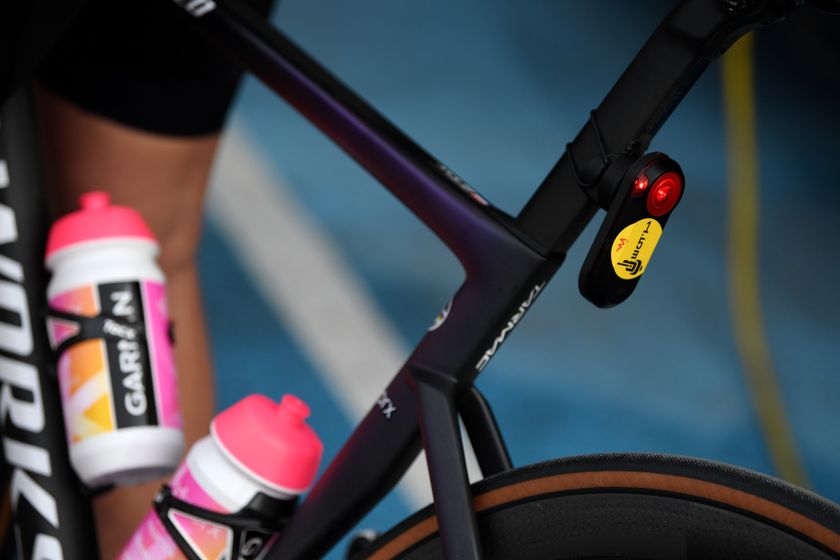 SD Worx rider with a radar