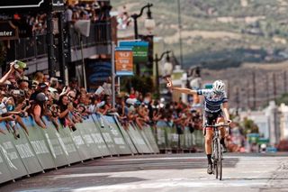 Adrien Costa finishes second on the final stage of the 2016 Tour of Utah and rides into second overall