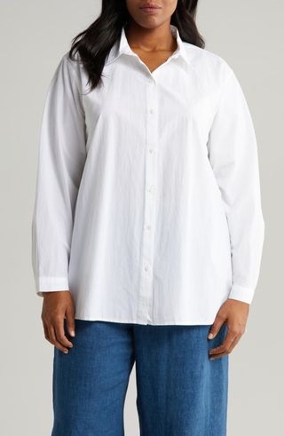 Easy Organic Cotton Button-Up Shirt