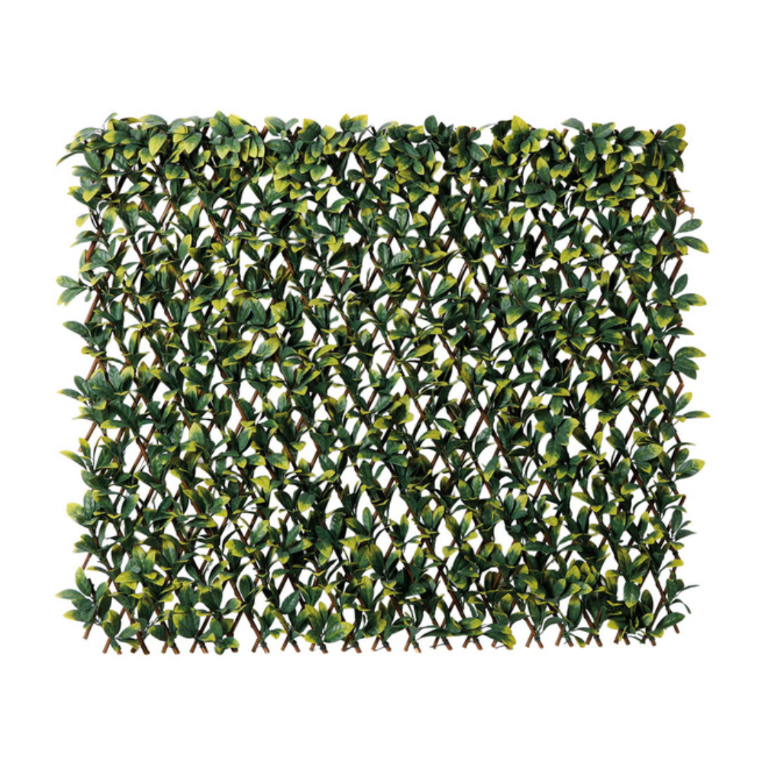 Belavi Expanding Faux Leaf Trellis, Laurel
