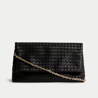 Image of black clutch bag 