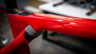 Detalles de primer plano de Wilier Gran Turismo