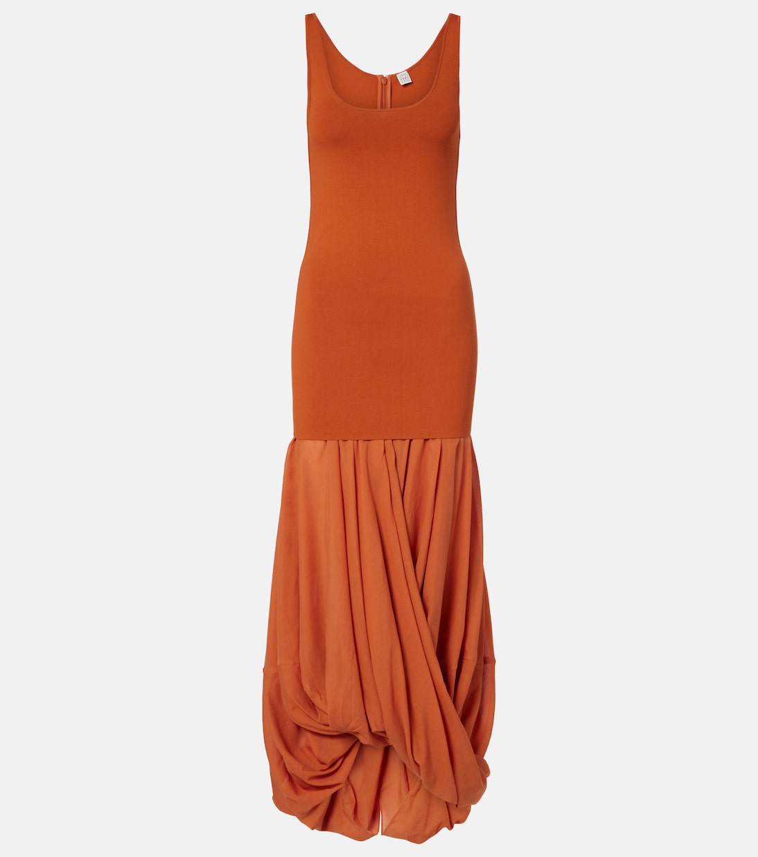 Cocoon Jersey Midi Dress