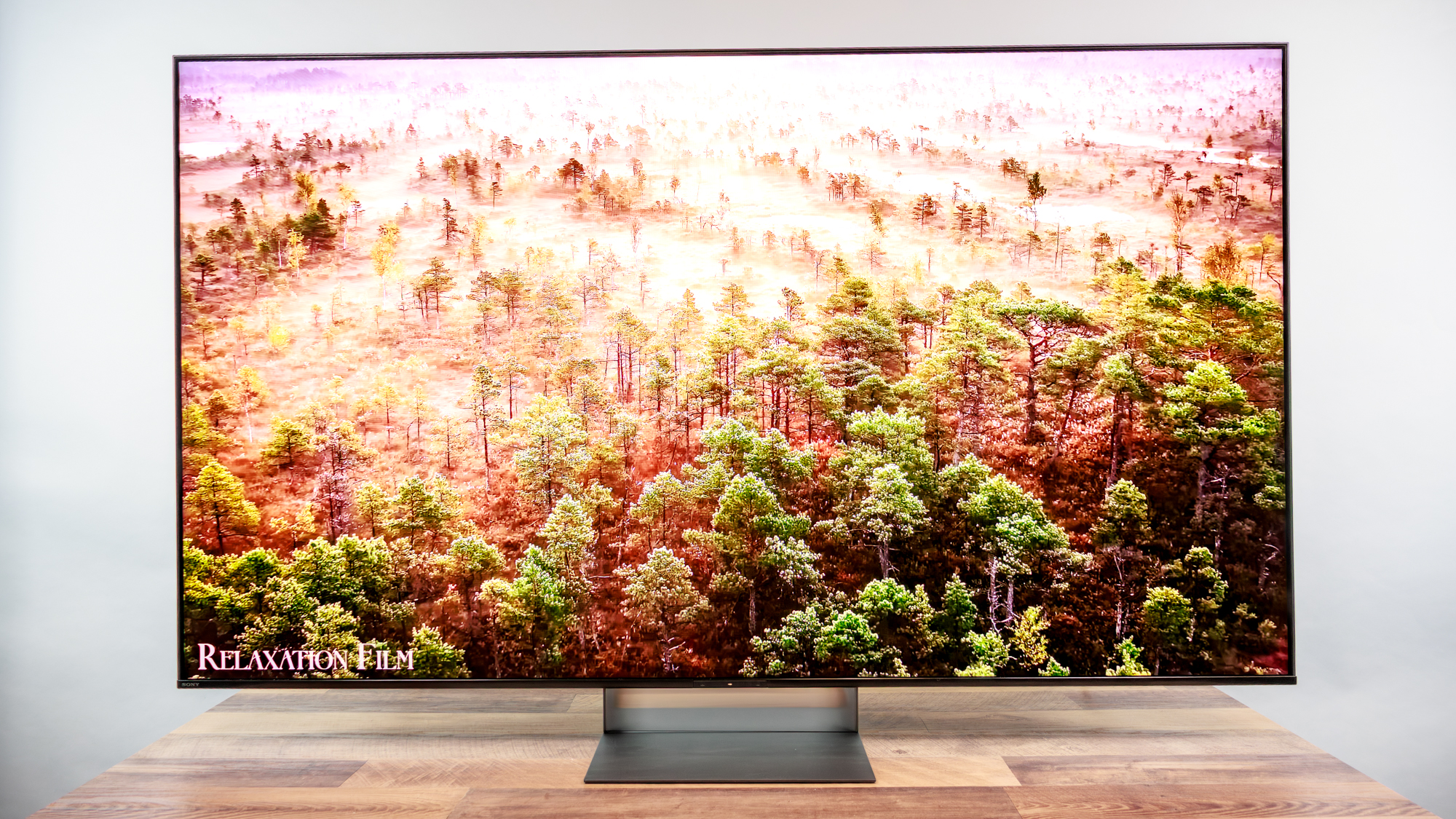 Sony Bravia 7 II True RGB TV on a desk