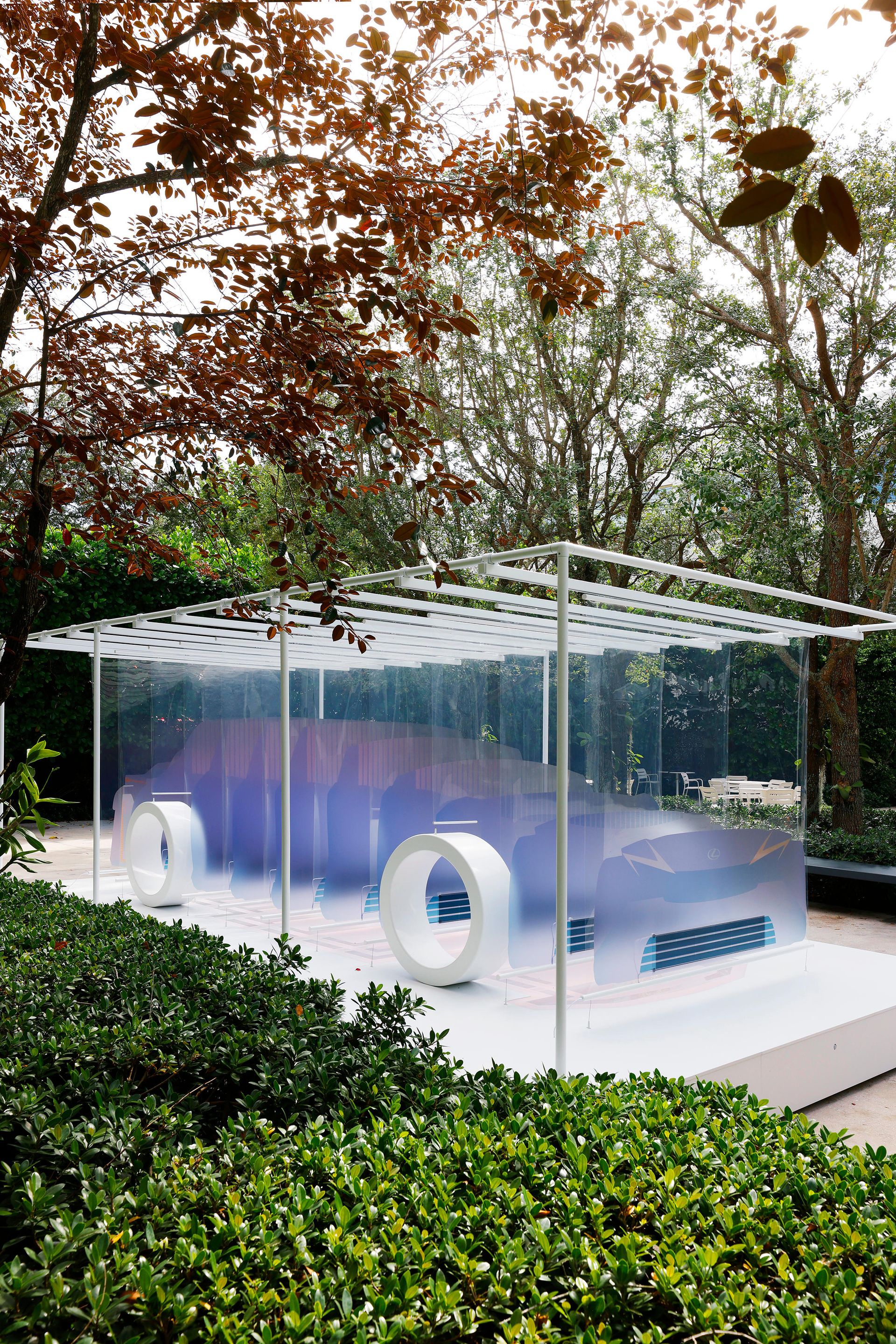 8 Minutes and 20 Seconds, Marjan van Aubel's installation with Lexus in Miami