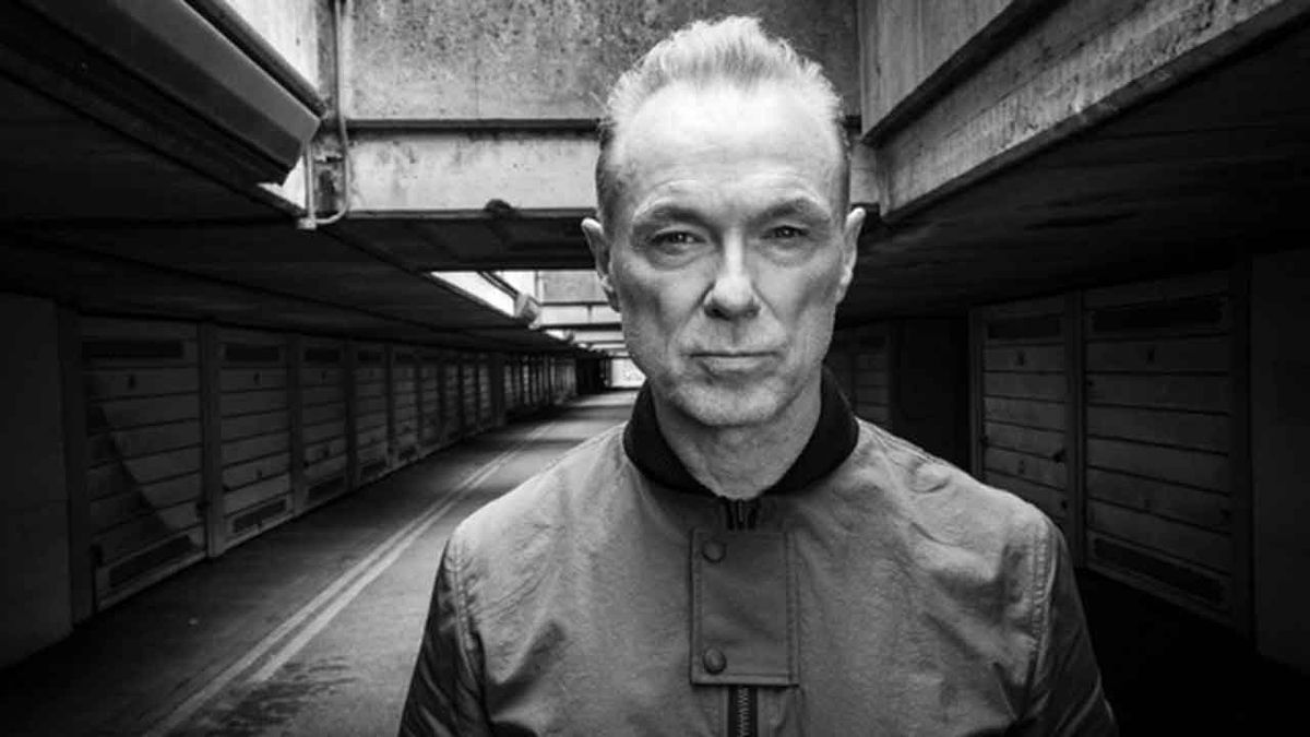 Gary Kemp in an industrial space