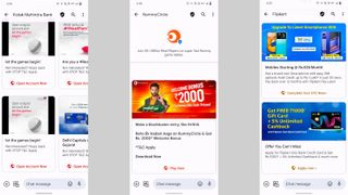 Ads in Google Messages using RCS