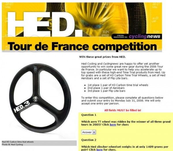 Go-faster Hed wheels