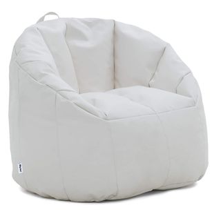 White bean bag chair