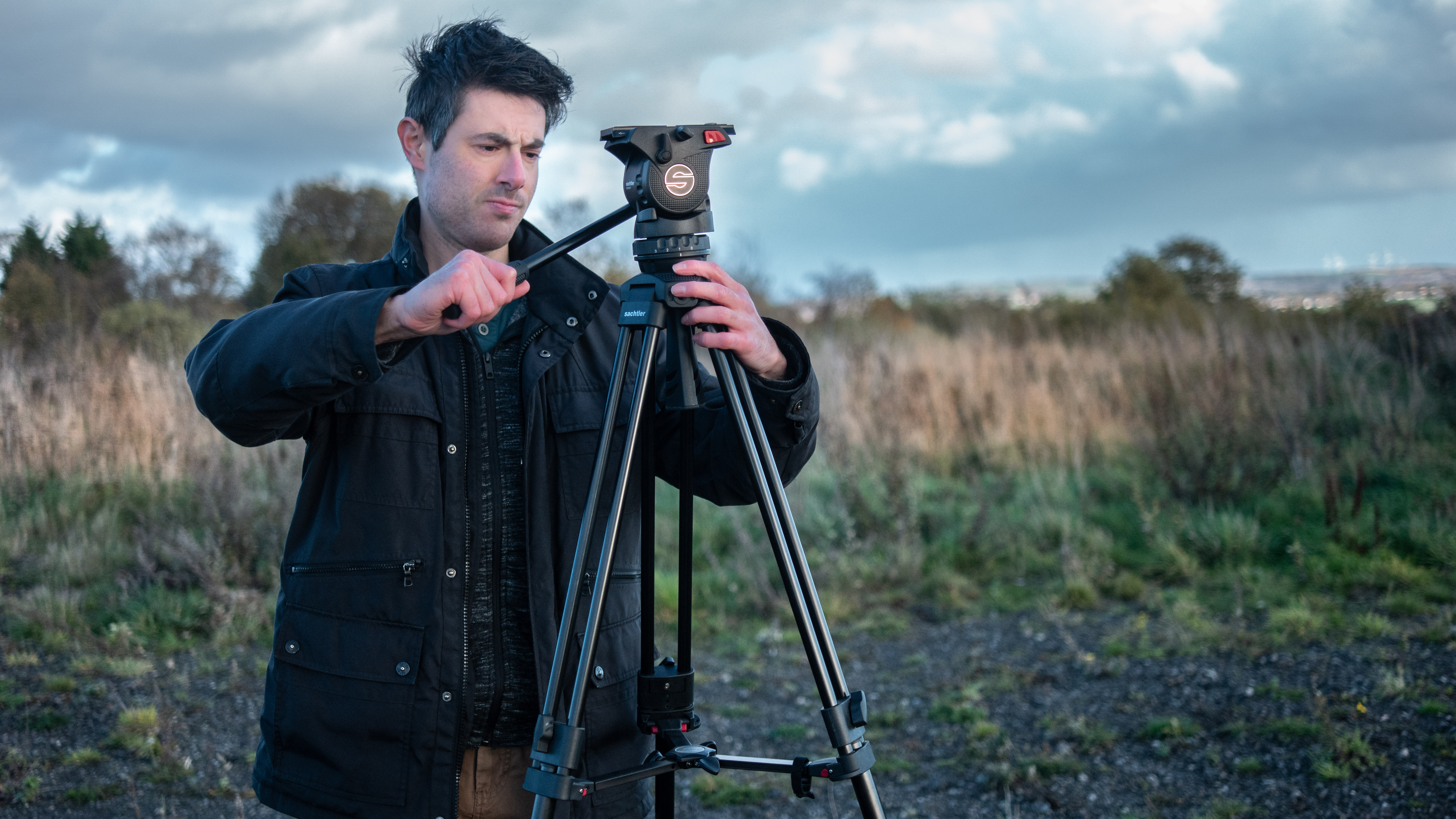 The Sachtler Ace M MS Mk II video tripod