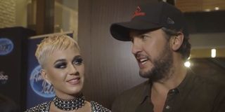 Katy Perry and Luke Bryan doing promo for American Idol