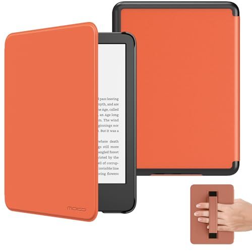 Lightweight shell over with hand strap, orange