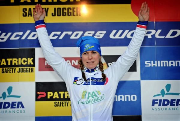 Daphny van den Brand leads the World Cup standings after Namur.