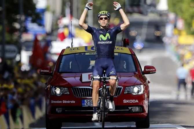 Rui Costa (Movistar) wins stage 16 of the Tour de France