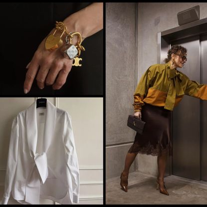 Bows, charms, high-vamp pumps