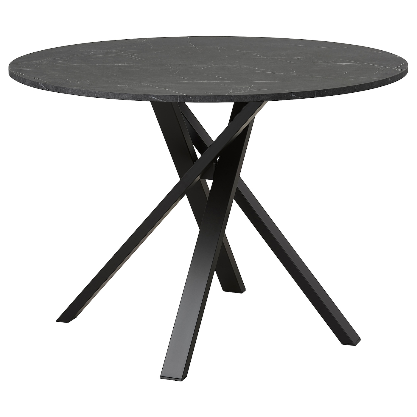 Mariedamm Table - Black Marble Effect 105 Cm