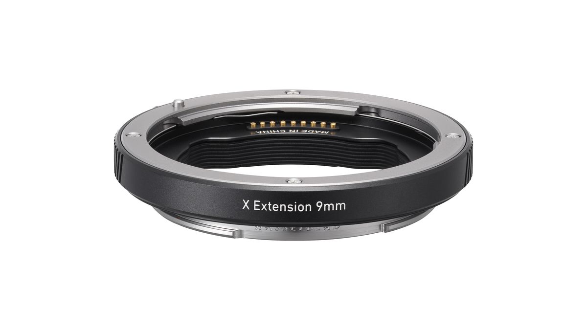 Hasselblad X Extension Tube against a white background