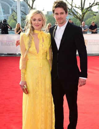 Fearne Cotton and Jesse Wood attending the House of Fraser BAFTA TV Awards 2016 at the Royal Festival Hall, Southbank, London.