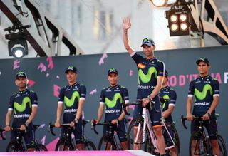 Movistar at the presentation of the 2016 Giro d'Italia