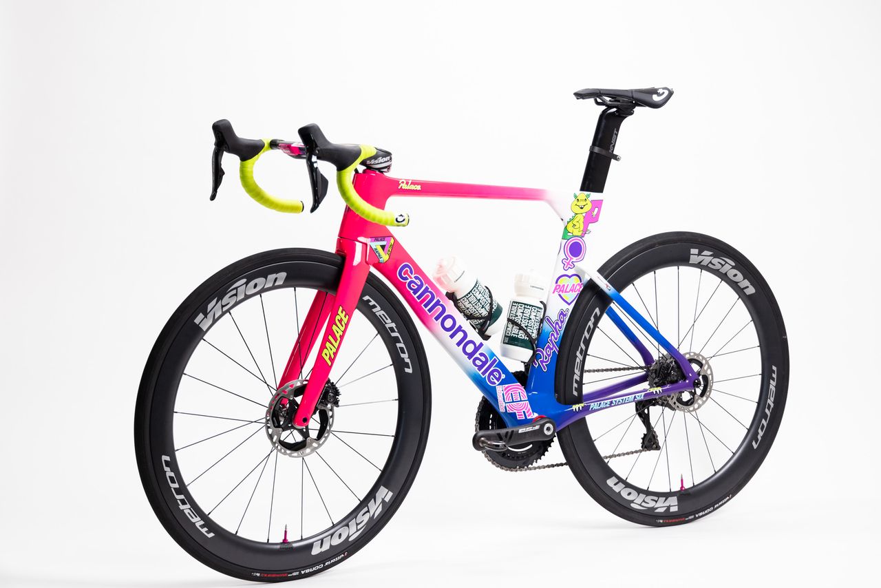 EF's new Cannondale bikes, complete with Palace design