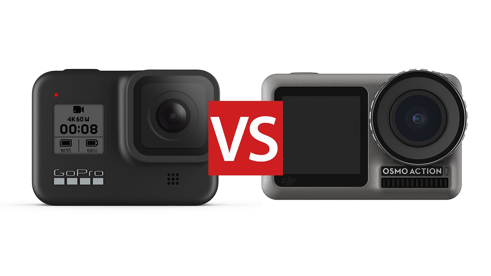 GoPro Hero 8 Black vs DJI Osmo Action: which action camera is