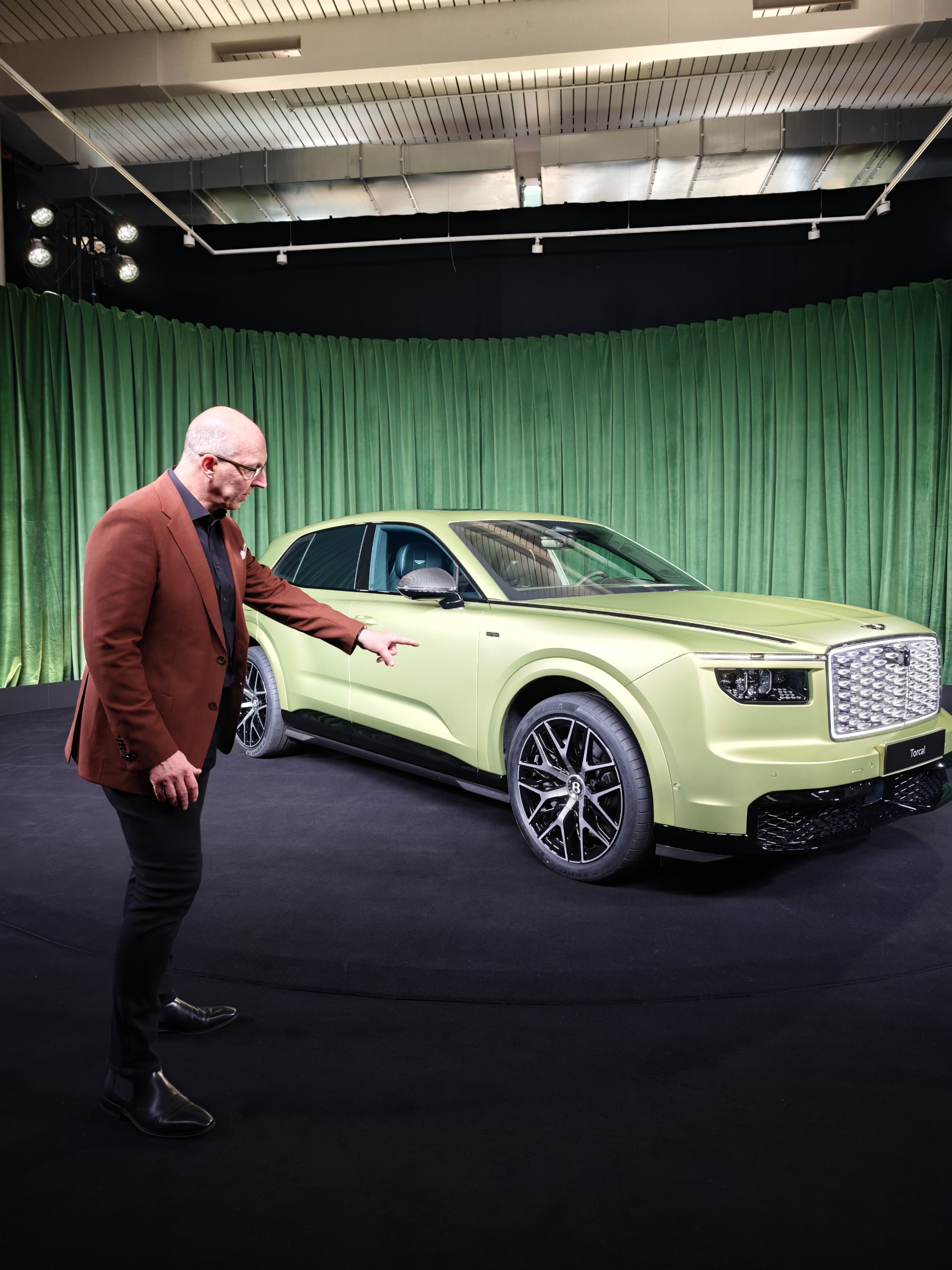 Bentley Director of Design Robin Page and the new Torcal