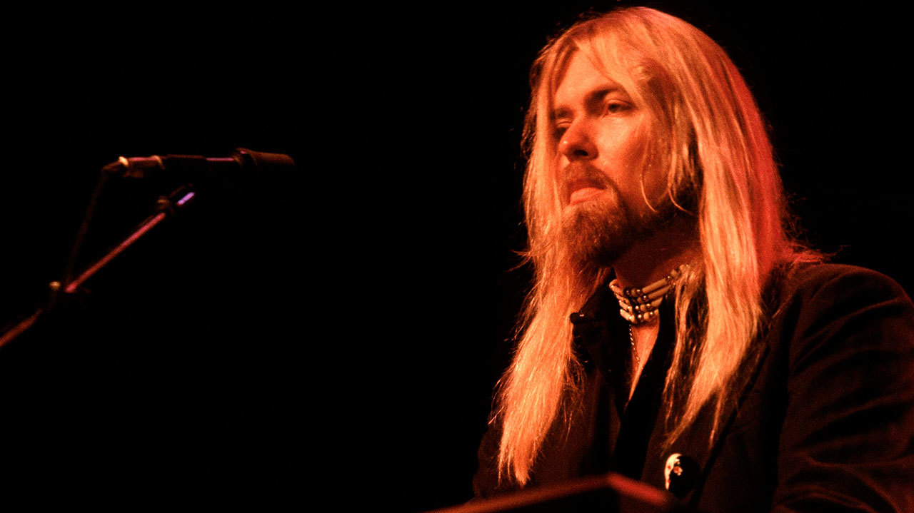 A portrait of Gregg Allman live