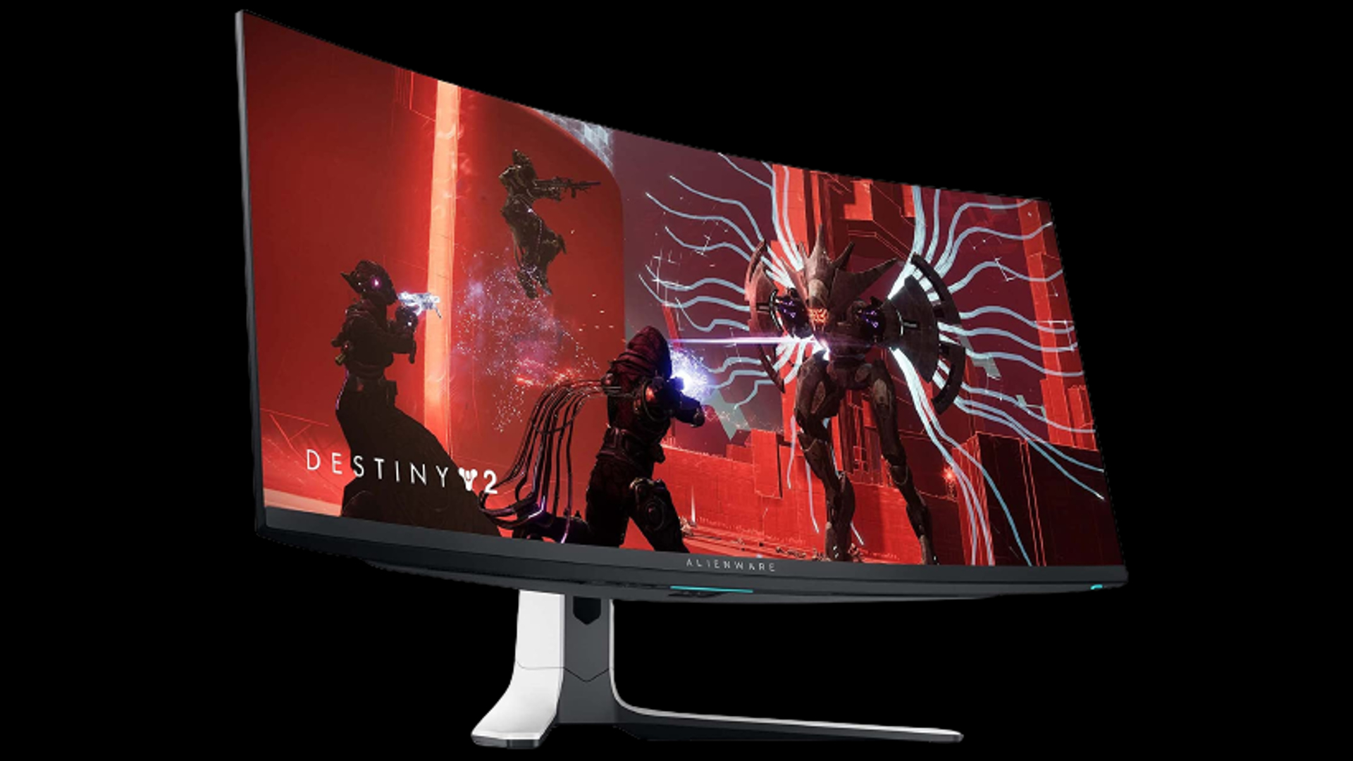 The gorgeous curved 34-inch QD-OLED gaming monitor I'm using RIGHT NOW ...