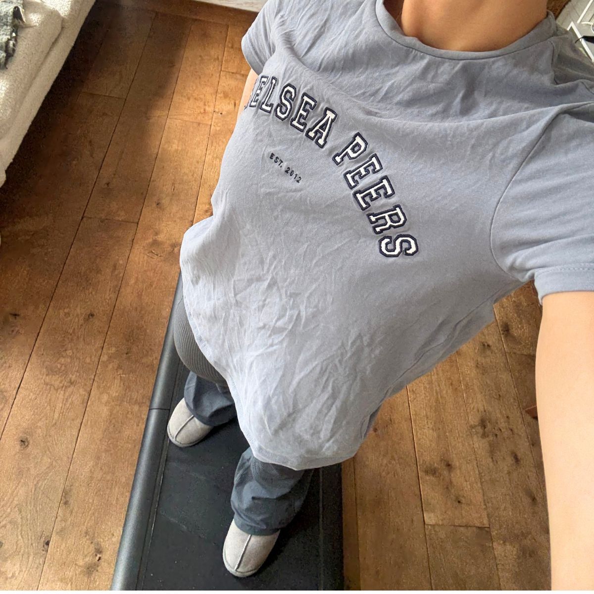 Walking pad review: Health Editor Ally Head testing out her walking pad for this piece