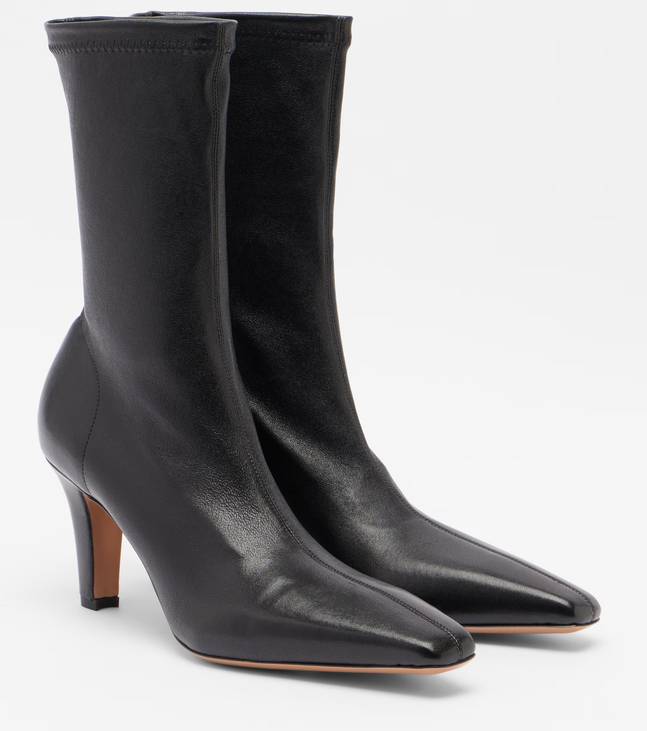 Paris Texas, Belle 75 Leather Ankle Boots