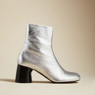 silver booties